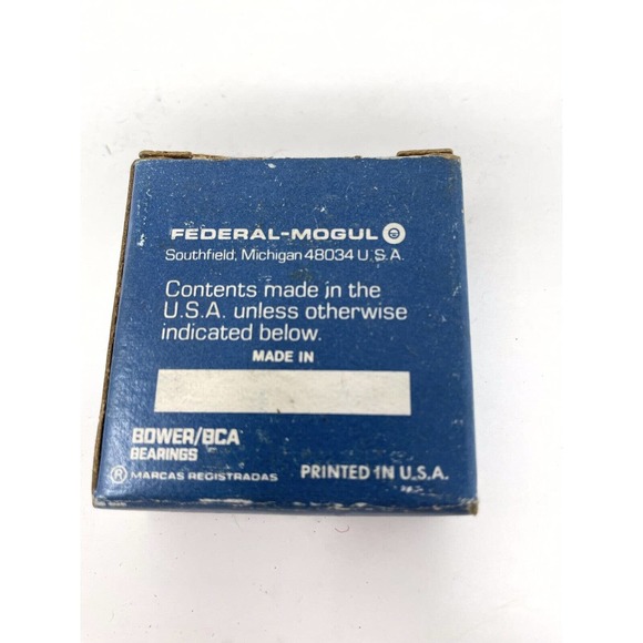 BCA Federal Mogul Taper Bearings Cone Model L44610 Made in USA - Picture 2 of 3
